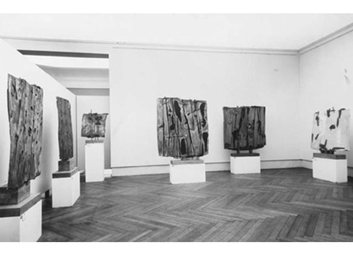 Sala personale di Consagra nella XXX Esposizione Biennale Internazionale d'Arte, Venezia, 1960. Foto Giacomelli